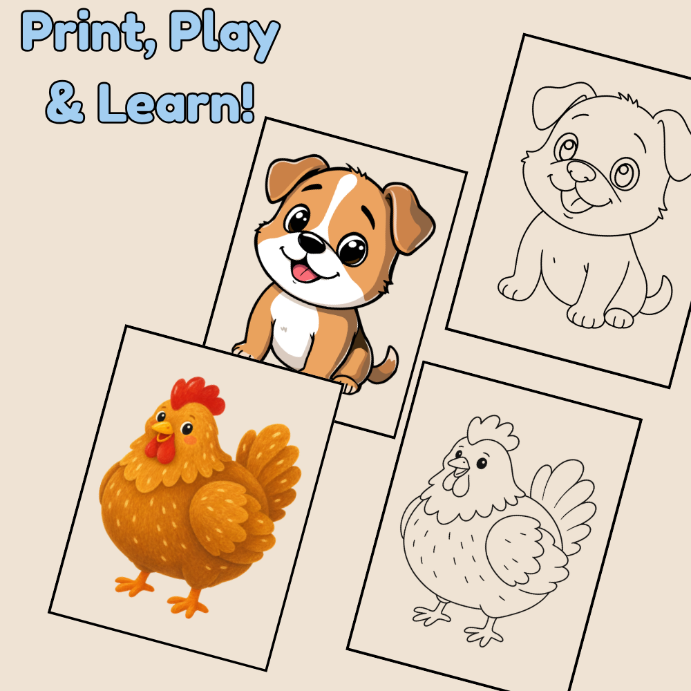 Cute farm animals - TinyFuni