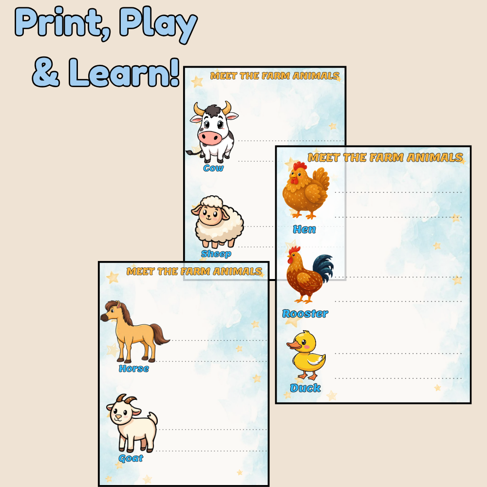 Cute farm animals - TinyFuni