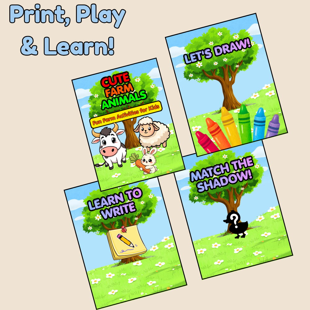 Cute farm animals - TinyFuni