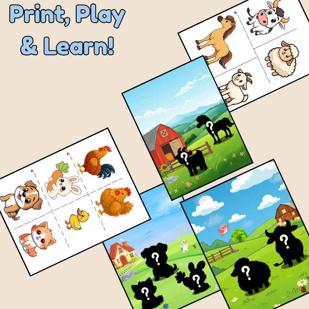Cute farm animals - TinyFuni